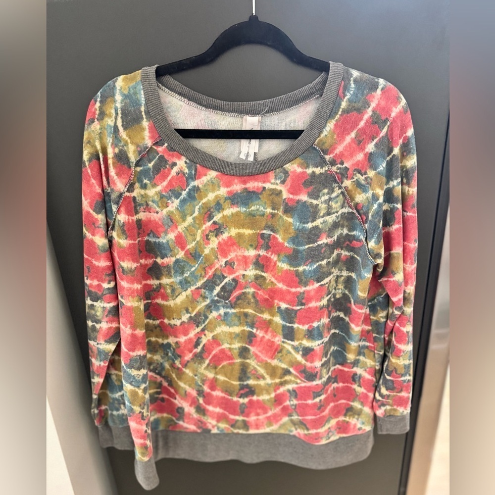 Honeyme Multicolor Tie-Dye Top